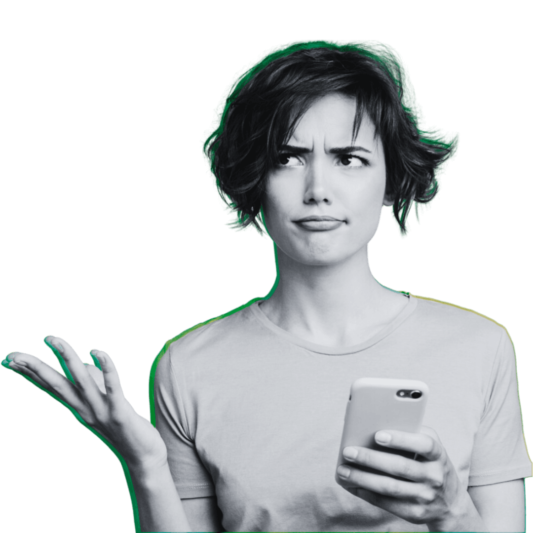 Woman wondering about terms and conditions of boiler servicing